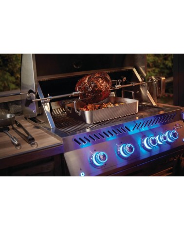 BARBACOA DE GAS SERIE 700 INTEGRADA DE 81 CM CON QUEMADOR TRASERO para encastrar