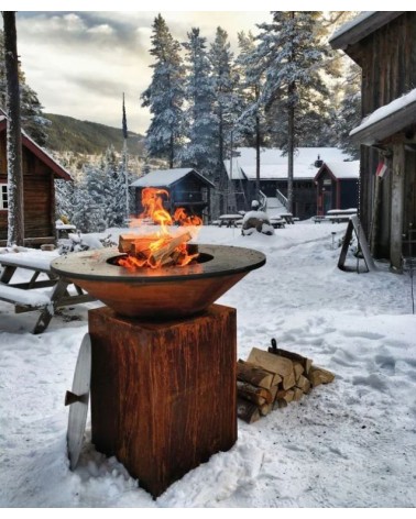 BARBACOA DE LEÑA OFYR 75 CORTEN