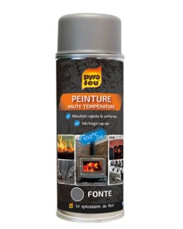 PINTURA SPRAY GRIS FUNDICIÓN ANTICALORICA ALTA TEMPERATURA 900º 400 ML